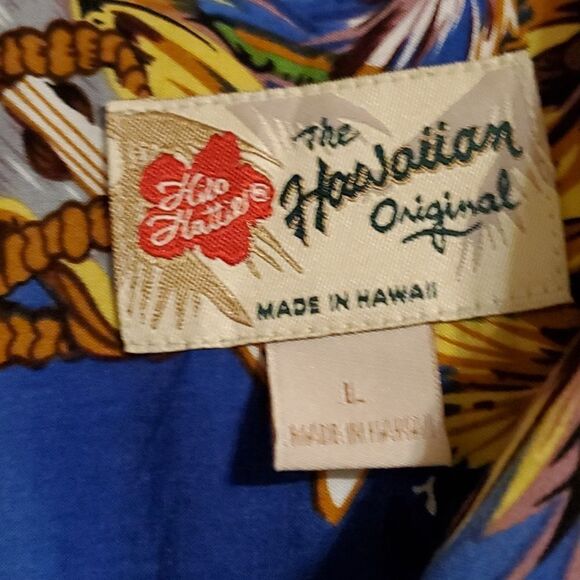 HAWAIIAN original  Hilo Hattie Men shirt use L - Picture 2 of 6